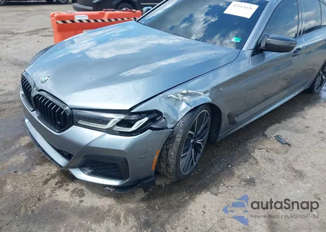 2021 BMW 530I xDrive из США, поврежденный, VIN WBA13BJ0XMWW98865